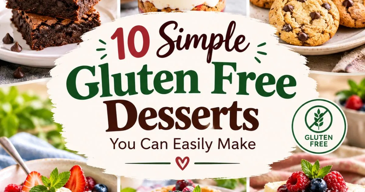 Simple Gluten-Free Desserts You Can Easily Make